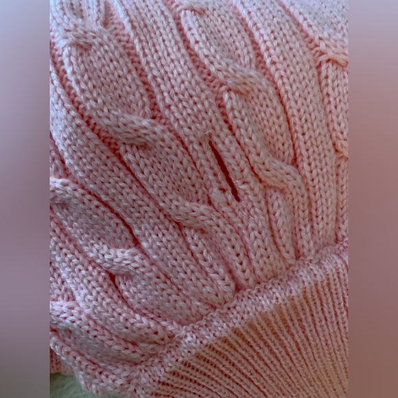 Pink Small Dog/Cat Cable-knit sweater - Picture 5 of 6